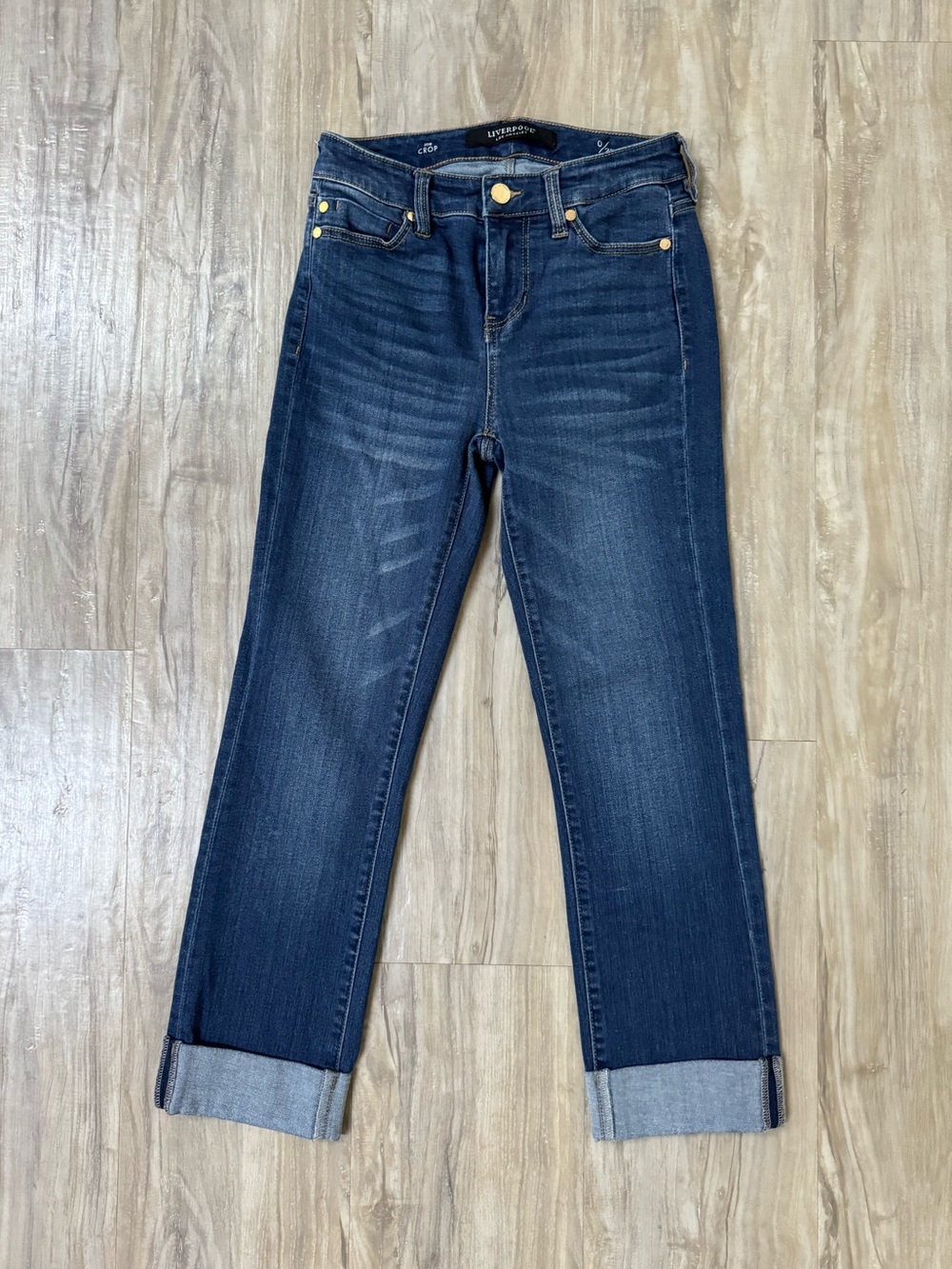 Liverpool Cropped Jeans for Women